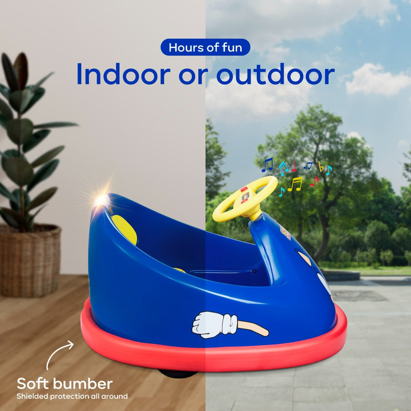 Sonic Hedgehog Electric Bumper Car for Kids 2-Speed 360-Degree Turning Magic Cars 9