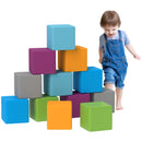 12-Piece Soft Foam Building and Stacking Blocks Toy Set Magic Cars Variant 0