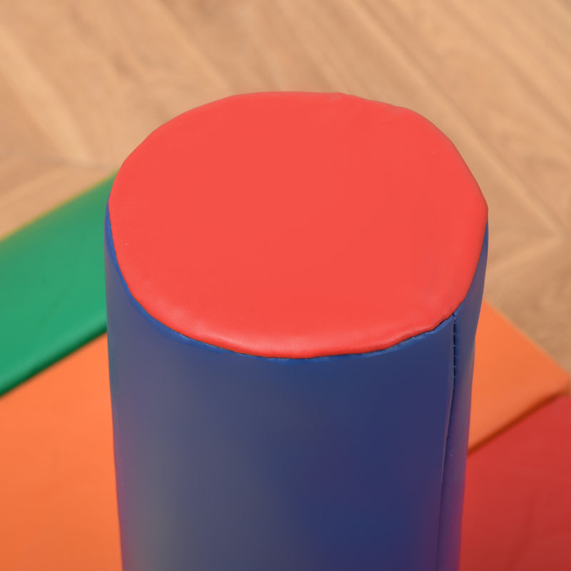 7-Piece Soft Foam Play Blocks for Kids Climbing and Crawling Gym Toy Magic Cars 3