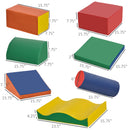 7-Piece Soft Foam Play Blocks for Kids Climbing and Crawling Gym Toy Magic Cars 9