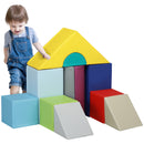 11-Piece Soft Foam Climbing Blocks Play Set for Toddlers and Babies Magic Cars 0