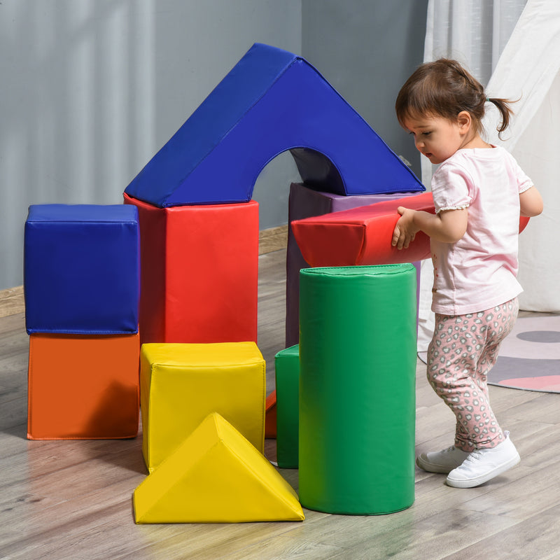 Soft Foam Climbing Blocks Play Set for Toddlers – 11 Pieces Magic Cars 10
