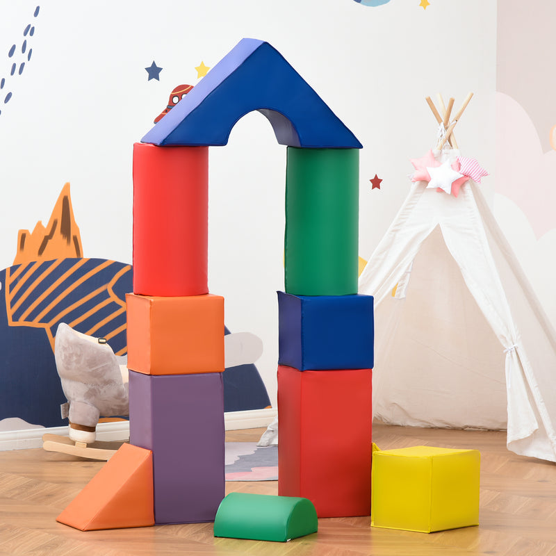 Soft Foam Climbing Blocks Play Set for Toddlers – 11 Pieces Magic Cars 1