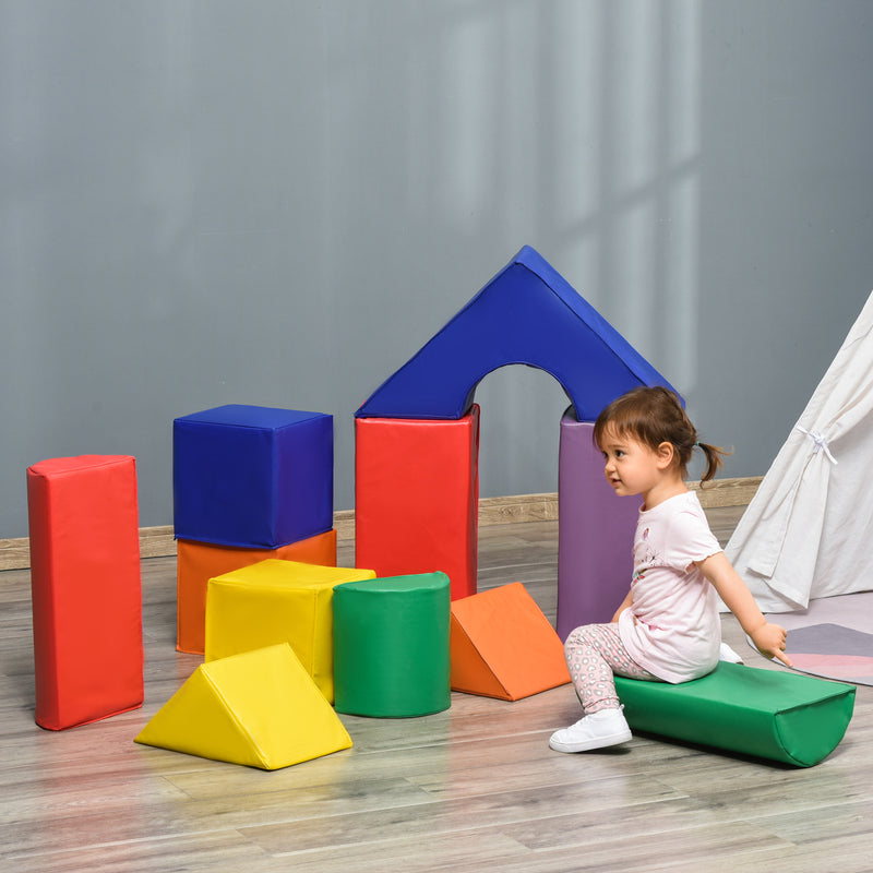 Soft Foam Climbing Blocks Play Set for Toddlers – 11 Pieces Magic Cars 3