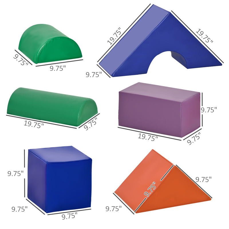 Soft Foam Climbing Blocks Play Set for Toddlers – 11 Pieces Magic Cars 9