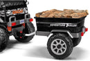 Spacious Adventure Ride-On Trailer with Secure 5-Point Harness for Kids Magic Cars 4