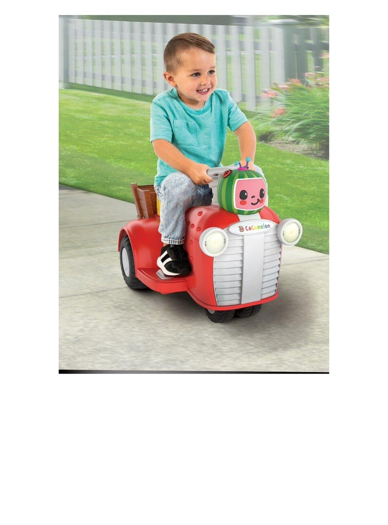 Interactive CoComelon 6V Ride-On Tractor Toy for Kids Ages 1.5-3 Years Magic Cars Variant 0