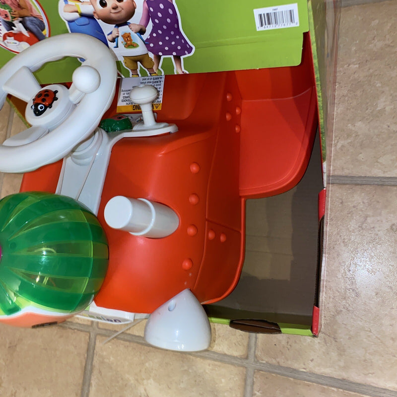 Interactive CoComelon 6V Ride-On Tractor Toy for Kids Ages 1.5-3 Years Magic Cars 5