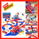 Alloy Car Racing Track Set with 251 Pieces for Boys Aged 3-8 Magic Cars Variant 0