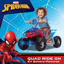 Spider-Man Toddler Electric Quad, 6V Power, 44 lbs Weight Limit Magic Cars 4