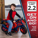 6V Spiderman Ride-On Motorcycle for Kids Ages 3+ with Rechargeable Battery and 65 lbs Weight Capacity Magic Cars 4