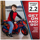 6V Spider-Man Ride-On Motorcycle Toy for Kids Ages 3+ with Rechargeable Battery Magic Cars 2