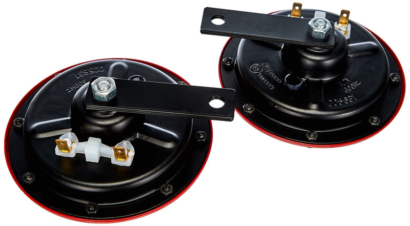 Red 12V High and Low Frequency Super Tone Horn Set Magic Cars 1
