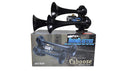 Stealth Black Caboose 12/24 Volt Air Horn with 3 Trumpets and Unique Tone Magic Cars 3