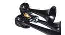 Stealth Black Caboose 12/24 Volt Air Horn with 3 Trumpets and Unique Tone Magic Cars 7