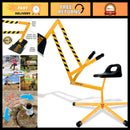 Steel Children’s Excavator Ride-On, 360° Rotating Sand Digger for Outdoor Play Magic Cars Variant 0