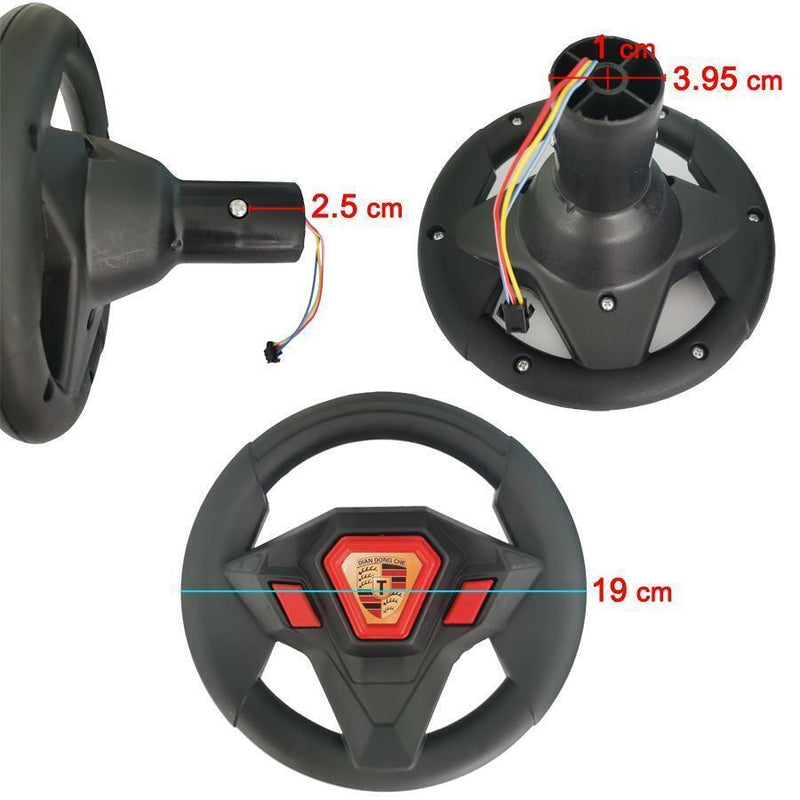 Kids Electric Car Steering Wheel for HC 8188 Karting Toy Magic Cars 12