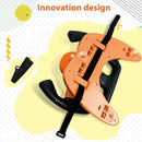 Kids' Pretend Driving Seat Toy with Steering Wheel and Pedals - Orange Magic Cars 8