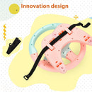 Kids' Driving Simulation Toy Steering Wheel with Brake and Gas Pedals - Pink Magic Cars 8