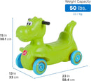 Step2 Dino Dash Kids Foot-Powered Ride-On Car with Four Wheels for Balance Practice Magic Cars 2