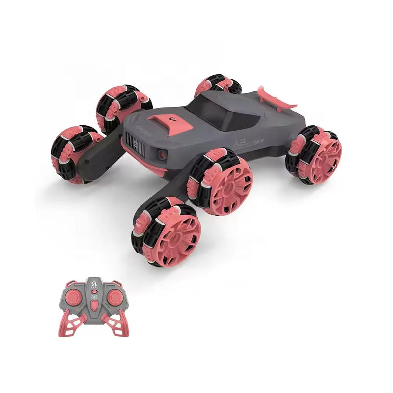 Rechargeable Stunt Racing Car with 6 Wheels and 360-Degree Twist Spin Magic Cars 7