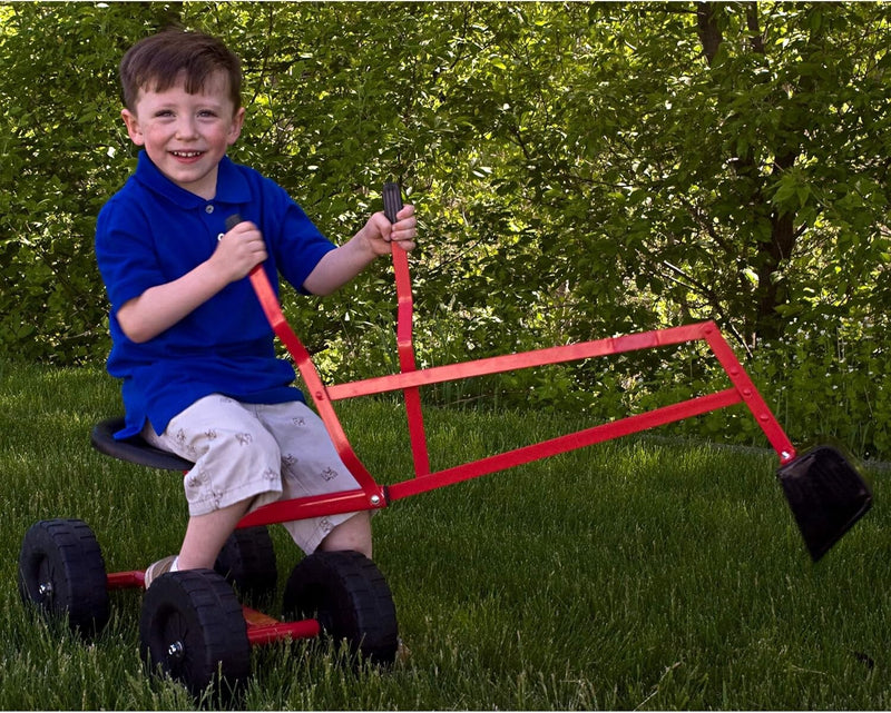 Sturdy 360° Ride-On Sand Digger Excavator Toy for Kids Ages 4+ with 70 lb Capacity Magic Cars 8