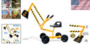 Durable Ride-On Excavator Toy for Kids with All-Terrain Rubber Wheels, Suitable for Ages 3 and Up Magic Cars 1
