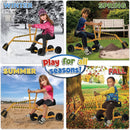 Durable Ride-On Excavator Toy for Kids with All-Terrain Rubber Wheels, Suitable for Ages 3 and Up Magic Cars 4