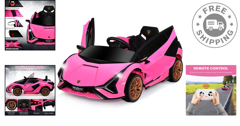 12V Kids Ride-On Car with Parent Remote Control and Spring Suspension Magic Cars 1