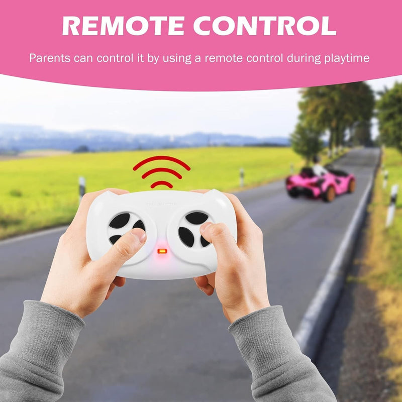 12V Kids Ride-On Car with Parent Remote Control and Spring Suspension Magic Cars 3