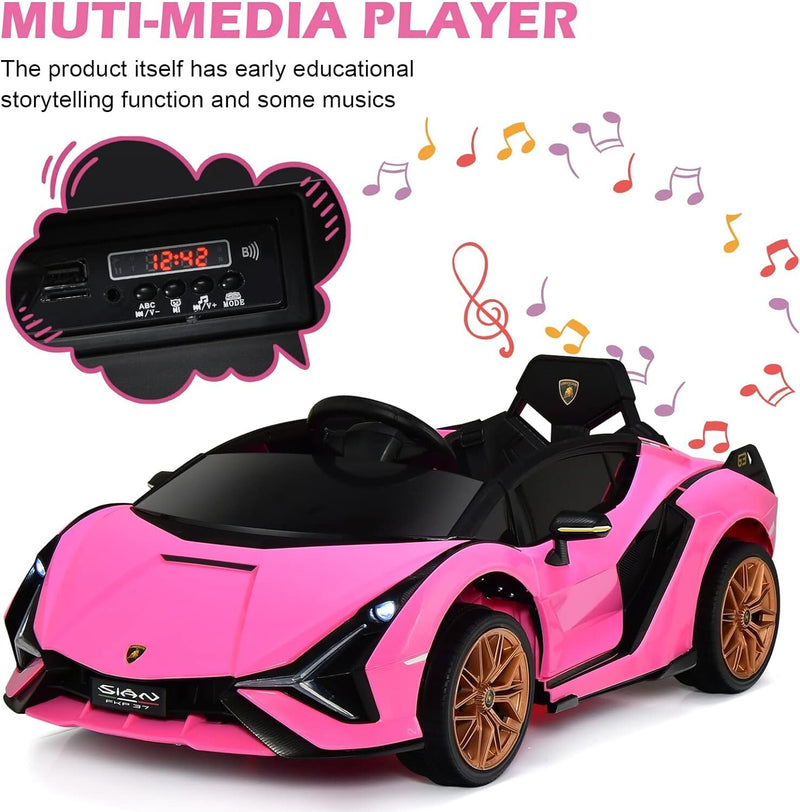 12V Kids Ride-On Car with Parent Remote Control and Spring Suspension Magic Cars 8