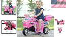 Pink 3-Wheel Electric Motorcycle for Kids with Fun Features Magic Cars 1