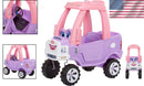 Stylish Princess Cozy Ride-On Truck with Working Horn and Drop-Down Tailgate Magic Cars 1