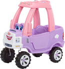 Stylish Princess Cozy Ride-On Truck with Working Horn and Drop-Down Tailgate Magic Cars 2