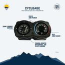 CyclGage Bike Thermometer and Compass for Handlebar Use Magic Cars 5