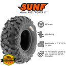 SUNF POWER II 145/70-6 ATV UTV Tire Set with 6 PR Rating Magic Cars 1
