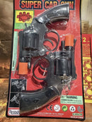 Detective Revolver Toy Gun Set - 2 Pack with 8 Shot Ring Caps 💥 Magic Cars Variant 0