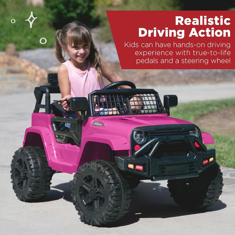 12V Kids Ride-On Truck Car with Parent Remote Control Magic Cars 1