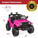 12V Kids Ride-On Truck Car with Parent Remote Control Magic Cars 6