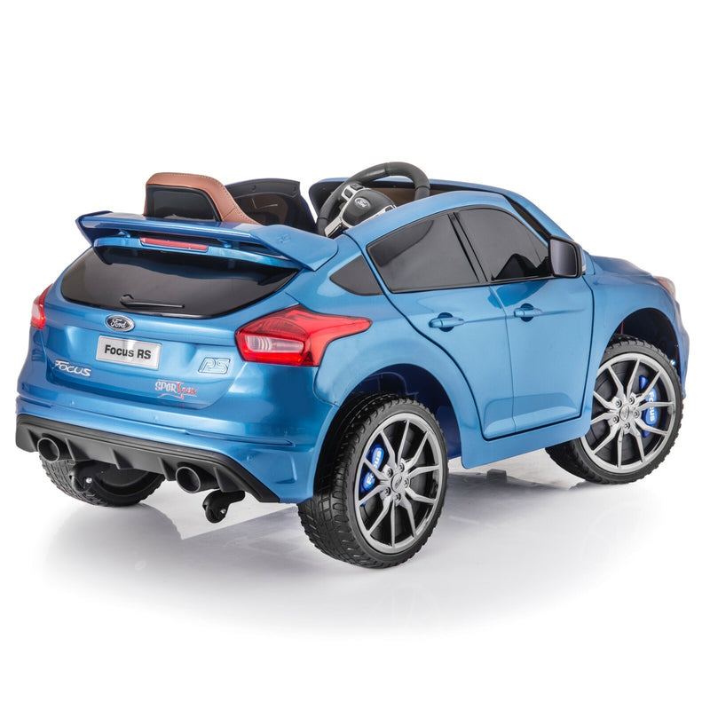 Licensed Ford Focus RS Kids Ride-On Car in Nitrous Blue Magic Cars 1