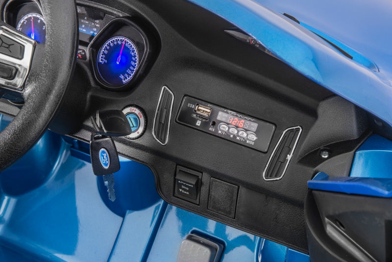 Licensed Ford Focus RS Kids Ride-On Car in Nitrous Blue Magic Cars 5