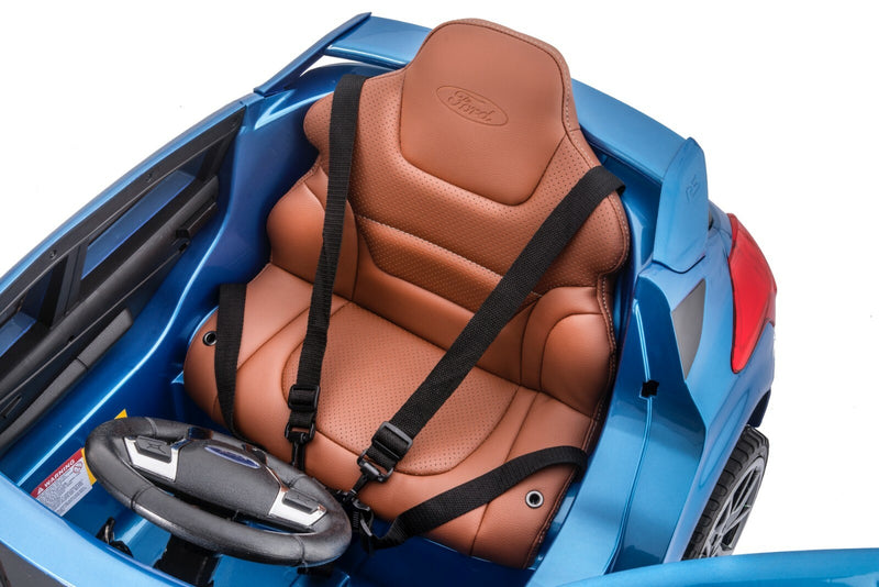 Licensed Ford Focus RS Kids Ride-On Car in Nitrous Blue Magic Cars 6
