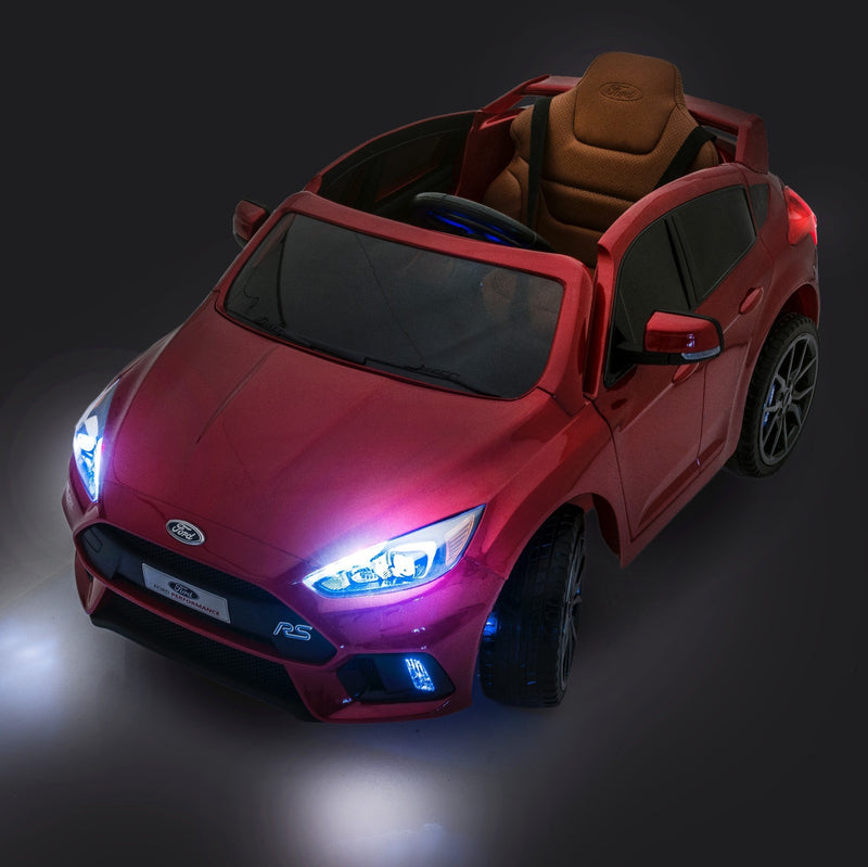 Licensed Ford Focus RS Kids Ride-On Car in Race Red Magic Cars 3