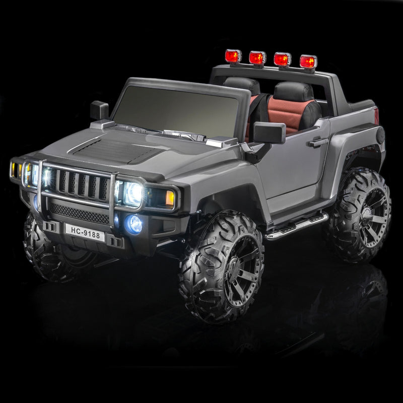 12V 4x4 Kids Ride-On Vehicle Warrior Model in Gloss Gray Magic Cars Variant 0