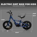 24V Kids Electric Dirt Bike 150W Ride-On Motorcycle Blue Magic Cars 6