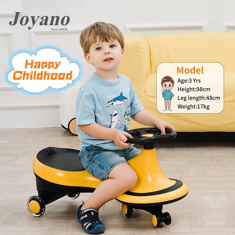 Swing Ride-On Wiggle Car with LED Flashing Wheels for Boys and Girls, Battery-Free Fun Magic Cars 5