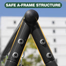 550LB Capacity Outdoor Backyard Swing Set with Slide for Kids Magic Cars 2