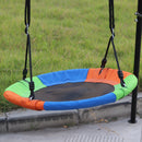 550LB Capacity Outdoor Backyard Swing Set with Slide for Kids Magic Cars 5