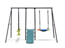 550LB Capacity Outdoor Backyard Swing Set with Slide for Kids Magic Cars Variant 0