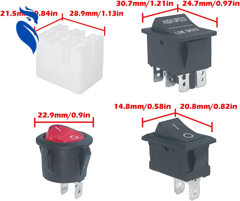 Replacement Foot Pedal Switch Kit for Kid's Power Wheels Ride-On Toys Magic Cars 3